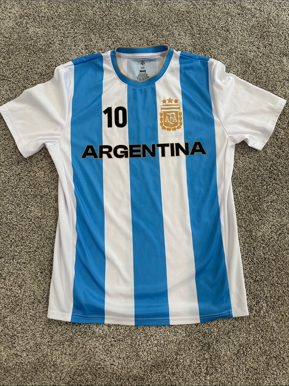 Argentina OFFICIAL soccer Jersey, Messi, number 10